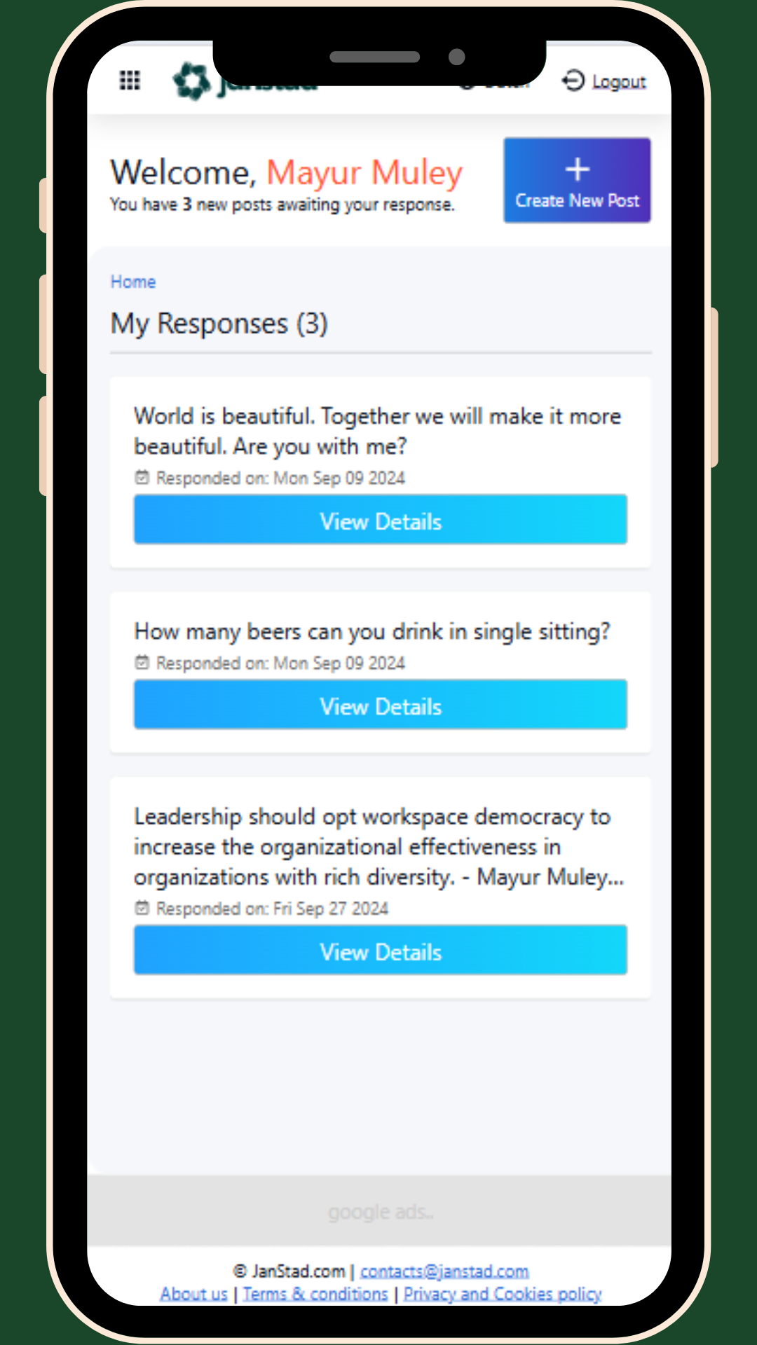 User Journey Step 8